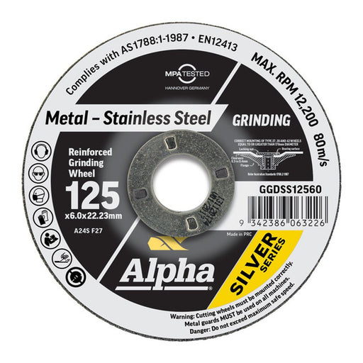 Alpha Silver Series Grinding Disc