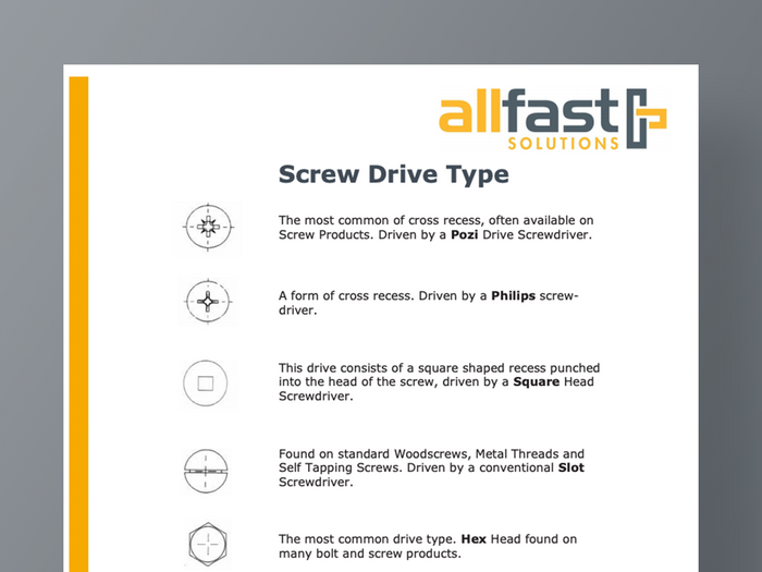Screw Drive Type