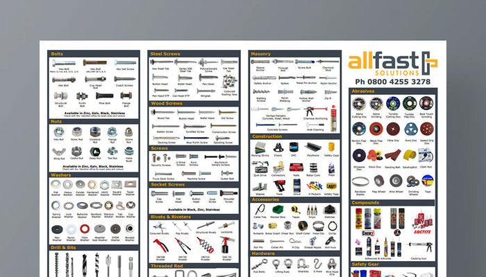 Allfast Product Wallchart