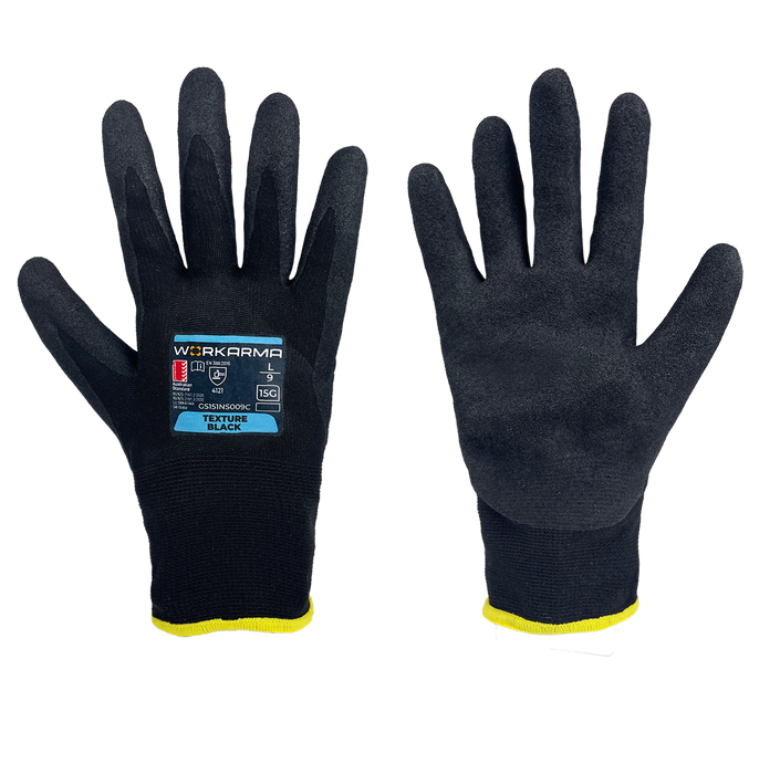 Workarama Texture Black General Purpose Glove