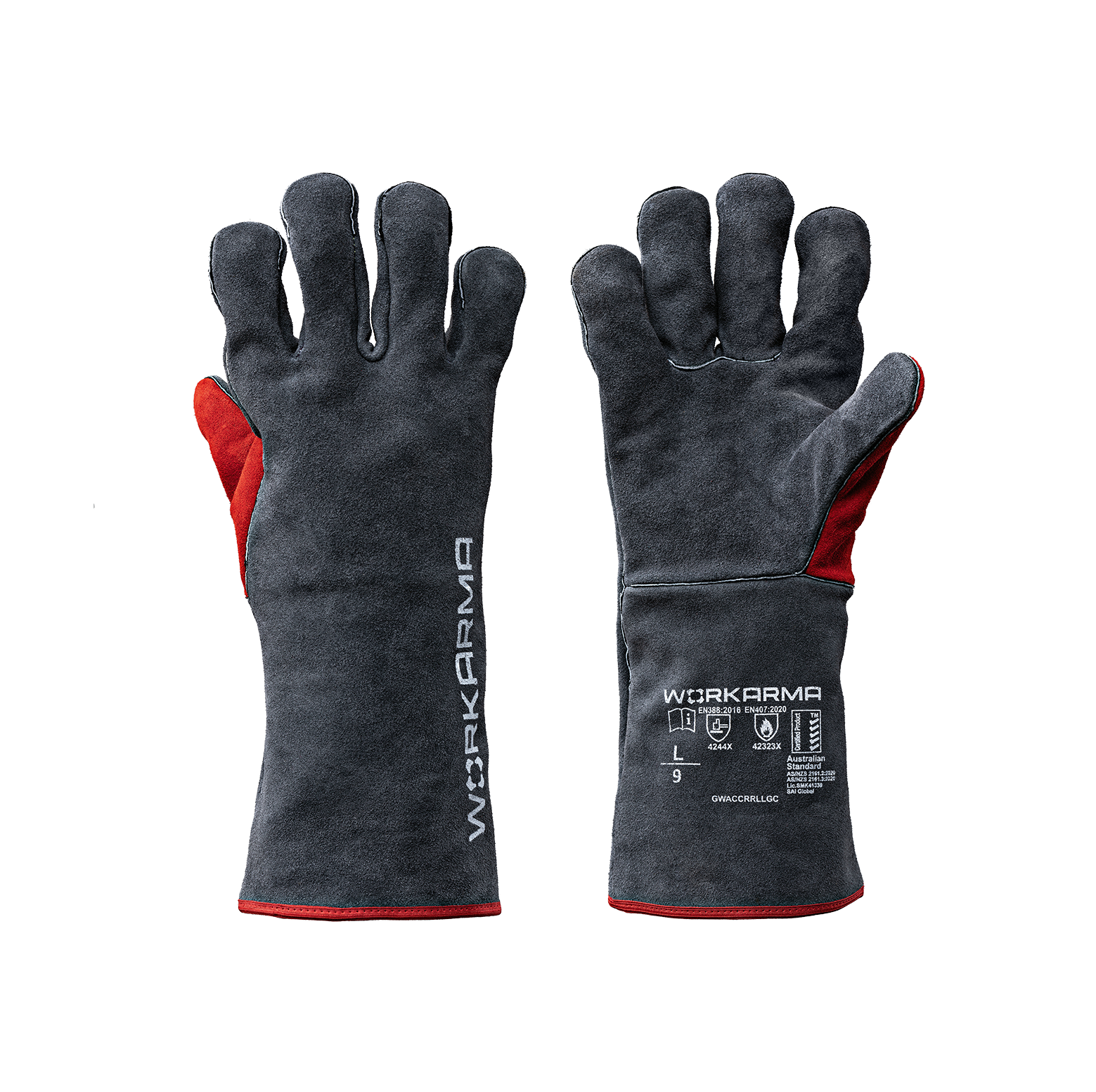 Red Welding Glove