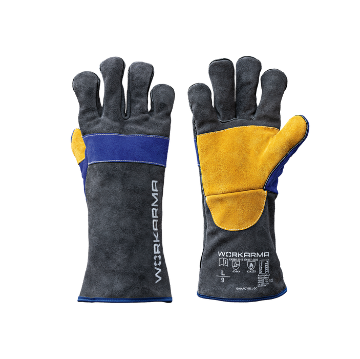 Workarama Fusion Blue Welding Gloves