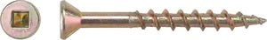SUREFAST® Screws Countersunk Square Zinc Yellow