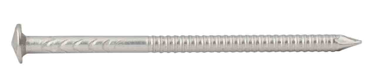 Nail Rose Head Annular Groove Stainless 316