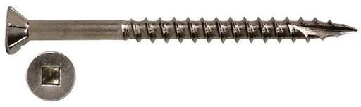 10G Surefast Decking Screws Countersunk Square Stainless 304