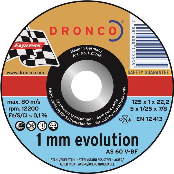 Dronco Evolution Metal Cutting Disc
