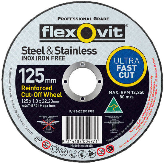Flexovit Inox Metal Cutting Disc