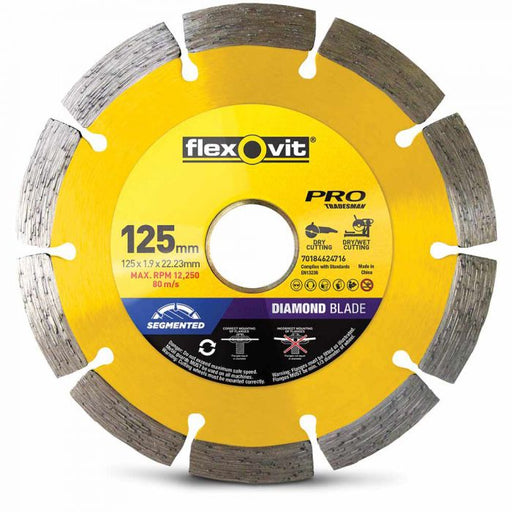 Flexovit Segmented Diamond Blade