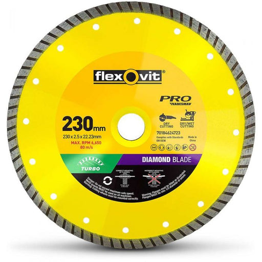 Flexovit Turbo Diamond Blade