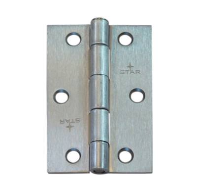 Hinge Fixed Pin Zinc Plated