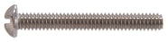 1/8 Machine Screw Round Slot Stainless 304