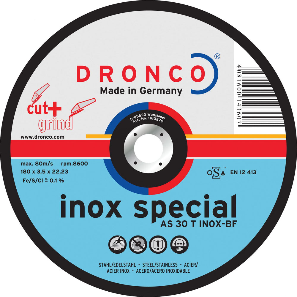 Dronco Inox Special Metal Cutting Disc